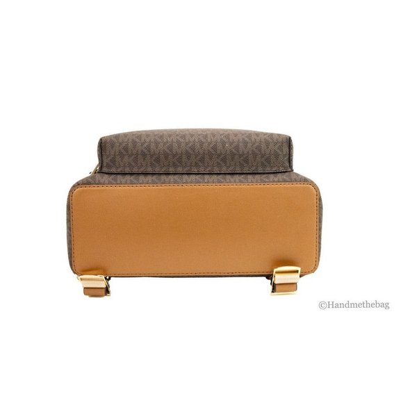NEW Michael Kors Sally Medium Brown Signature PVC 2-in-1 Tablet Case Backpack main image 5